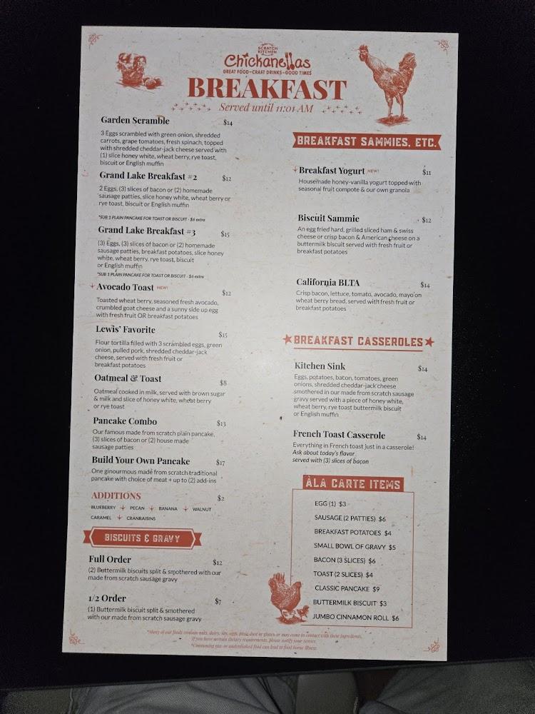 Chickanellas Scratch Kitchen Menu image 2