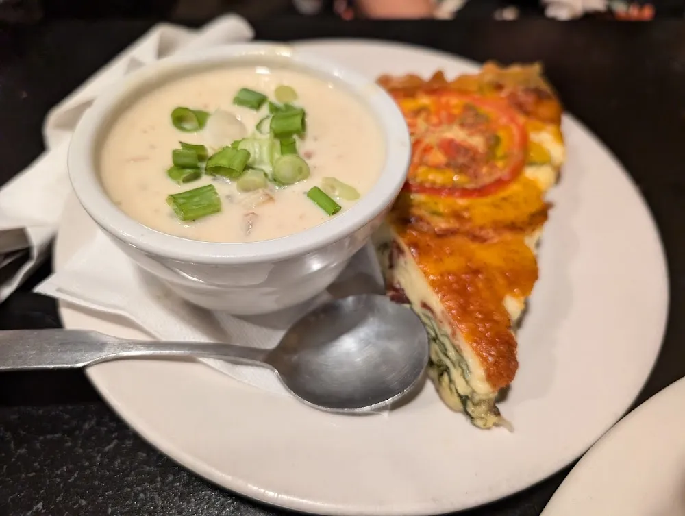 Quiche and Soup of the Day